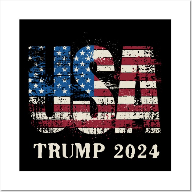 USA Trump 2024 Wall Art by VisionDesigner